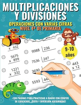 Multiplicaciones y divisiones · 4.º Primaria