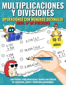 Multiplicaciones y divisiones · 5.º Primaria
